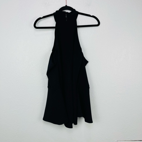 Revolve | Backstage Marribel Drop Shoulder Halter Top Mini Dress in Black - Picture 10 of 12
